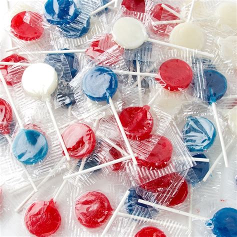 Patriotic Lollipops • Lollipops And Suckers • Bulk Candy • Oh Nuts®