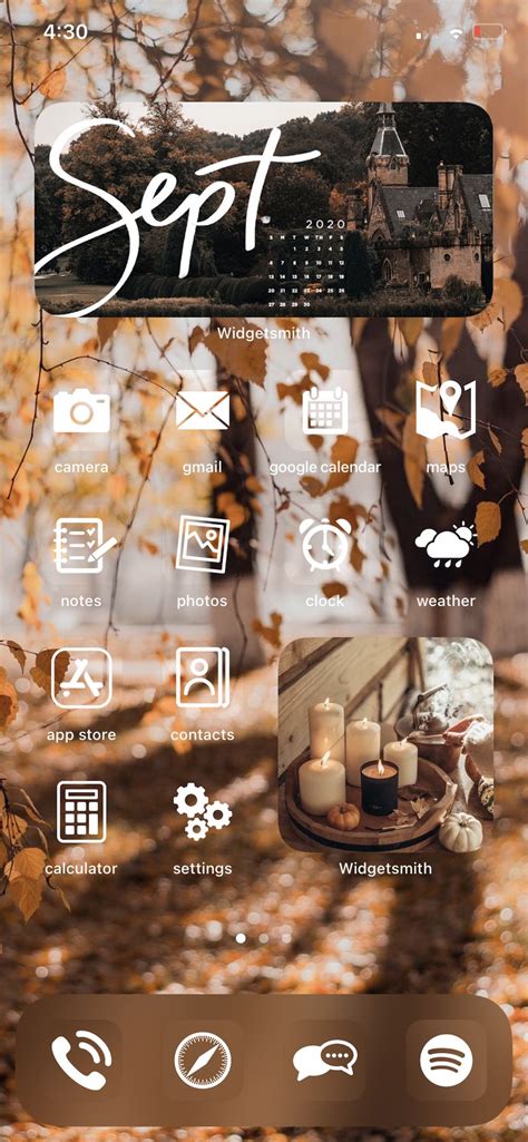 This orange theme that really lets the spooky season jump out: iOS 14 homescreens are great, but easier on Android ...