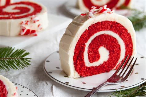 Recipe Peppermint Red Velvet Cake Roll The Kitchn