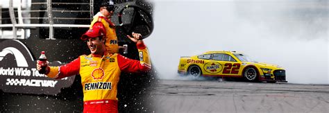 Joey Logano Nascar Champion Joey Logano And Team Penske Agree To Contract Extension