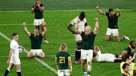 Rugby Et L Afrique Du Sud Atteignent La Finale De La Coupe Du Monde