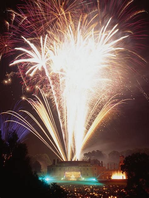 Broughton Hall Yorkshire United Kingdom United Kingdom Fireworks