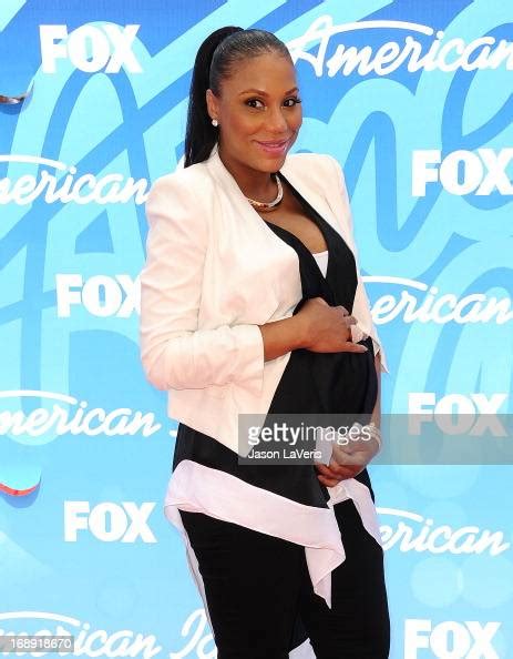 Tamar Braxton Attends The American Idol 2013 Finale At Nokia Theatre
