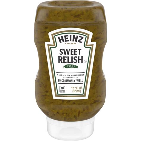 Heinz Sweet Pickle Relish 375ml Heerlijk Op Burgers Wat Is Relish