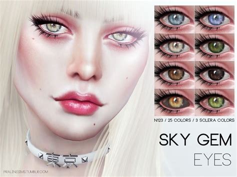 Eyes In 25 Colors 3 Sclera Versions Found In Tsr Category Sims 4 Eye