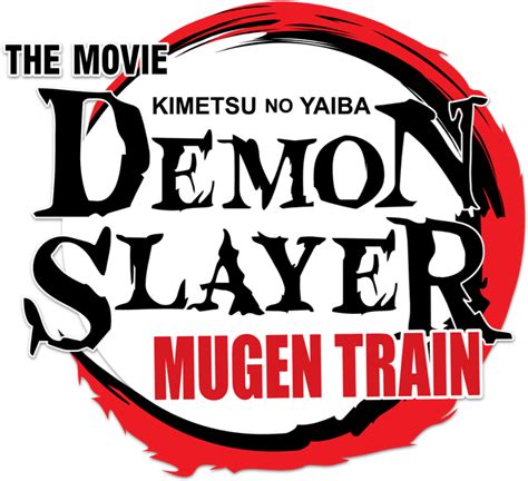 Demon Slayer Kimetsu No Yaiba The Movie Mugen Train 2020 Logos