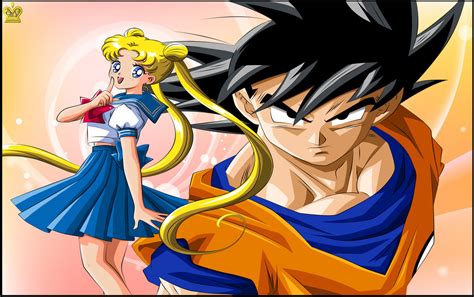 Son Goku X Sailor Moon Dragon Ball Know Your Meme