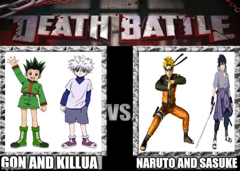 Gon And Killua Vs Naruto And Sasuke Death Battle Fanon Wiki Fandom