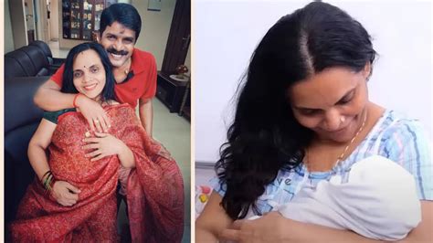 Arya Parvathi Malyalam Actress Mother Pregnant At The Age Of 47 Gives