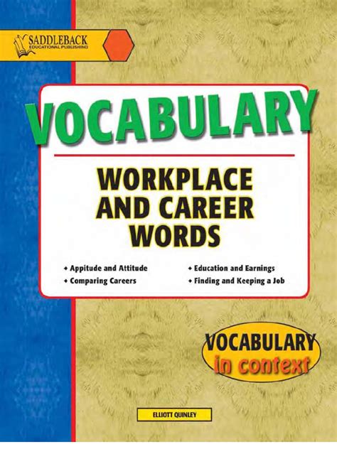 Vocabulary Workplace And Career Words Pdf