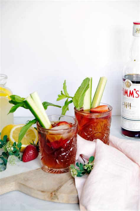 Classic Pimms Cup Recipe Lark And Linen
