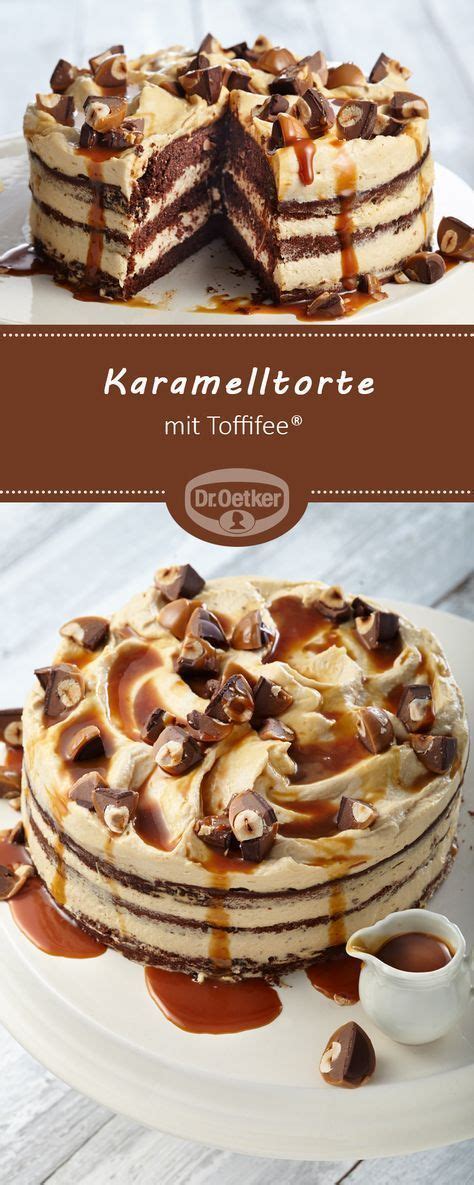 200 gramm haselnüsse, (es dürfen auch mandeln oder walnüsse sein) 125 gramm weiche butter 4 stück eier, (größe m) 100 gramm zucker 1 geh. Karamelltorte mit Toffifee® | Rezept | Karamelltorte ...