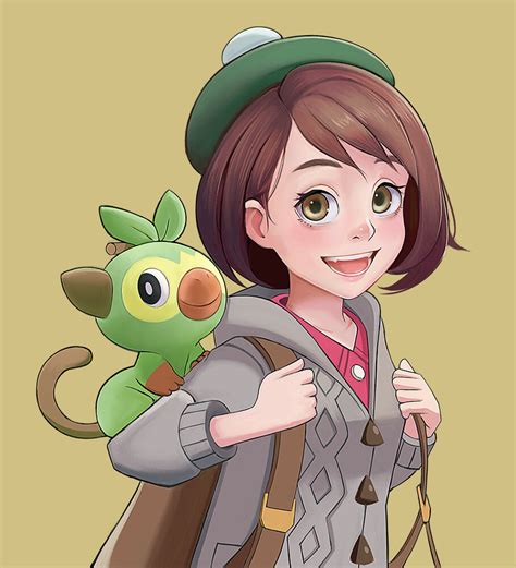 Artstation Pokemon Sword And Shield Female Trainer