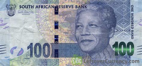 100 South African Rand Banknote Nelson Mandela Exchange Yours Today