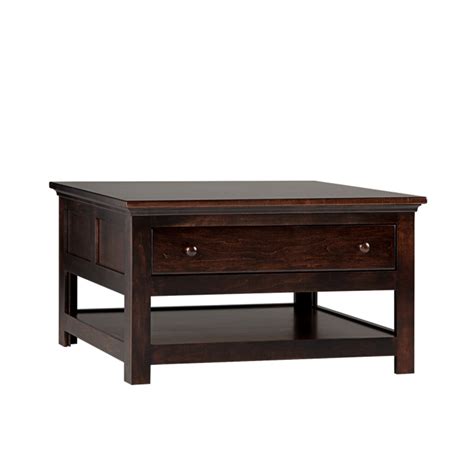 The perfect furniture piece on which to place a drink, store your favorite coffee table book or rest your feet. Shaker Coffee Table - Prestige Solid Wood Furniture | Port ...