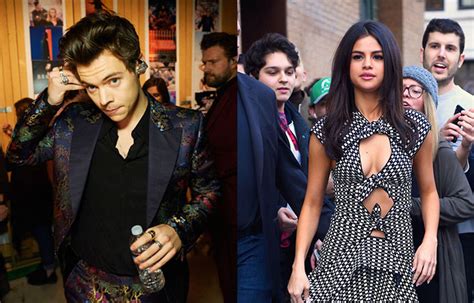 Harry Styles Was Spotted Wearing A Selena Gomez Tee And Fans Are Screaming Girlfriend