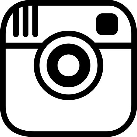 Instagram Photo Camera Logo Outline Svg Png Icon Free Download 45553