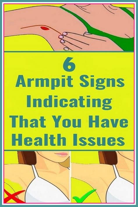 6 Armpit Signs Indicating That You Have Health Issues Diy Health