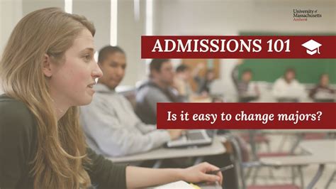 Is It Easy To Change Majors At Umass College Admissions 101 Youtube