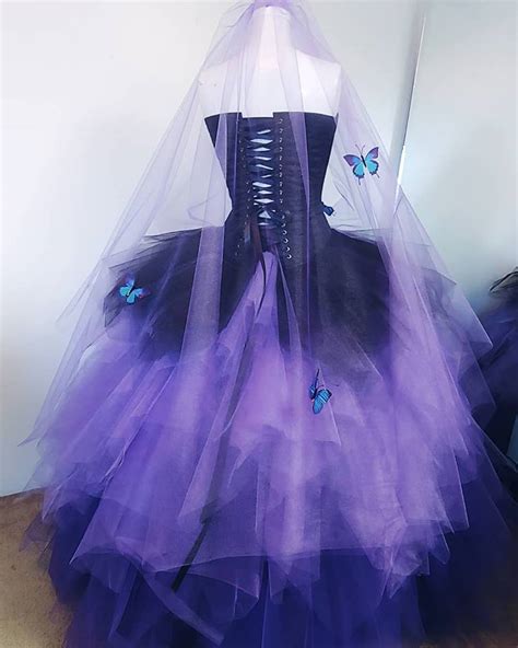 Maybe you would like to learn more about one of these? Butterfly wedding dress blue morpho - The Secret Boutique