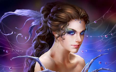 Cool animal pictures wallpapers (49 wallpapers). Beautiful Fantasy Fairy Pictures | Cute Girl Fantasy 3D ...