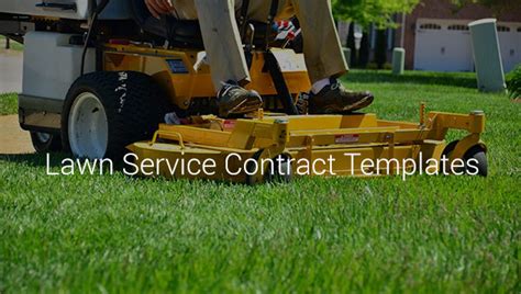 Free 9 Lawn Service Contract Templates In Pdf Ms Word Apple Pages