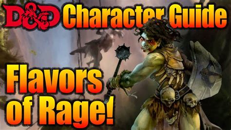 Each of these essentially acts as a modifier to the total damage taken by that specific type of damage. D&D Barbarian 5e Guide: Flavors of Rage! for Wizard 5e ...