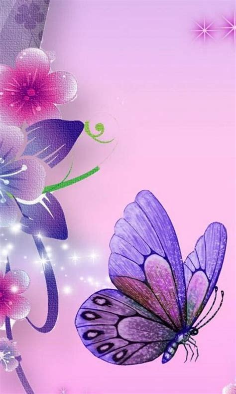Purple Butterflies Wallpaper For Android Apk Download