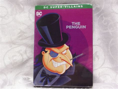 Dc Super Villains The Penguin With Slip Cover Dvd 2017 Ebay