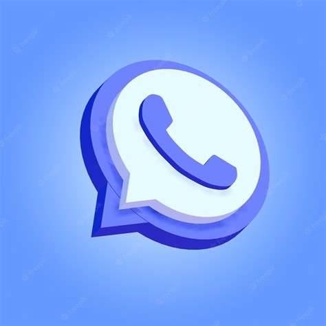 Premium Photo Social Media Whatsapp 3d Icon Render With Transparent
