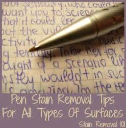 Pen Stain Removal Tips For Skin, Clothing And Upholstery