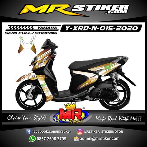 Check spelling or type a new query. Stiker motor decal Yamaha X-RIDE New Gold Movistar ...