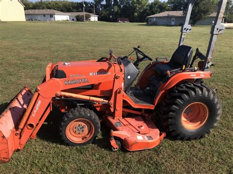 Kubota B7800 Tractor With Loader And Mower Nex Tech Classifieds