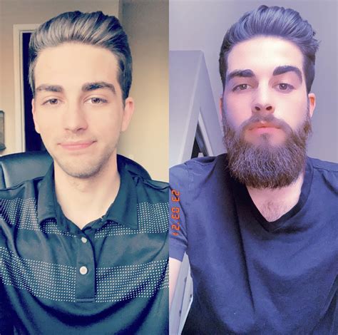 Clean Shaven Vs Month Beard