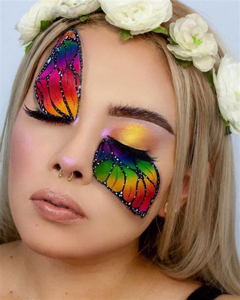 Arriba 90 Foto Maquillaje De Mariposa En Los Ojos Lleno