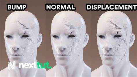 Bump Normal And Displacement Explained Zbrush And Maya Tutorial