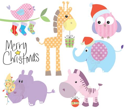 Giraffe Christmas Clip Art 20 Free Cliparts Download Images On