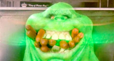 And extreme ghostbusters, and in the video games ghostbusters: Cool Stuff: NECA's Life Size Slimer Is An Ugly Little Spud, Isn't He