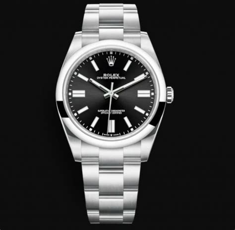 Rolex Oyster Perpetual 41 cadran noir soleillé (modèle 2020) - The