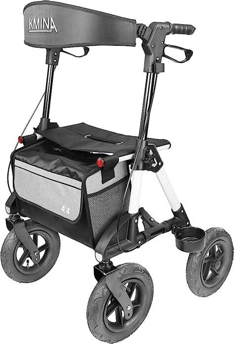 Kmina Pro All Terrain Walker With Wheels And Seat