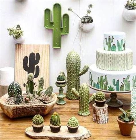 36 Beautiful Cactus Succulents For Home Decoration Cactus Party