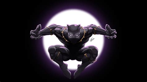 3840x2160 Art Black Panther 4k Hd 4k Wallpapers Images Backgrounds