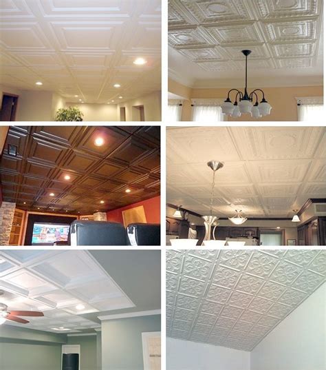 We offer the widest selection of ceiling tiles for drop ceilings. better drop ceiling tiles (With images) | Drop ceiling ...