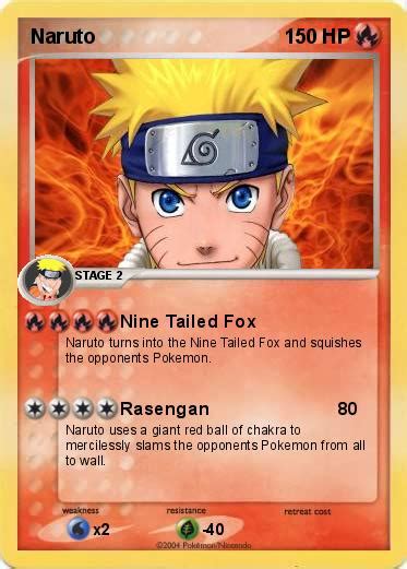 Pokémon Naruto 245 245 Nine Tailed Fox My Pokemon Card