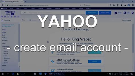 Create New Yahoo Email Account 2017 Youtube