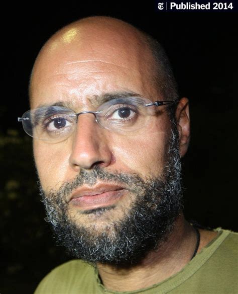 Qaddafi Son Appears On Screen At His Trial The New York Times