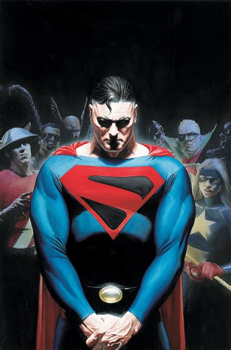Alex Ross Jsa Superman Cover In Sal Abbinantis Alex Ross Spring