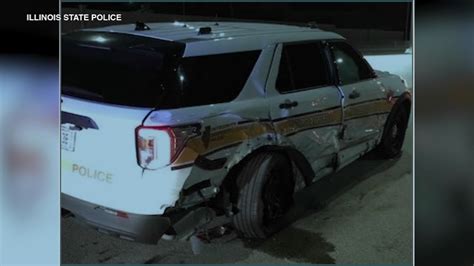 Illinois State Trooper Hit By Dui Driver On I 90 Near Route 53 Police