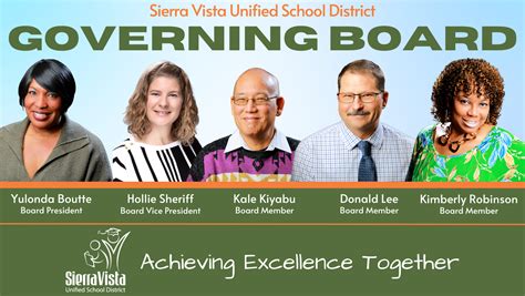 Governing Board Sierra Vista Unified School District