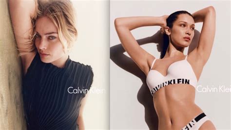 Calvin Kleins New Ad Campaign Features Bella Hadid Margot Robbie